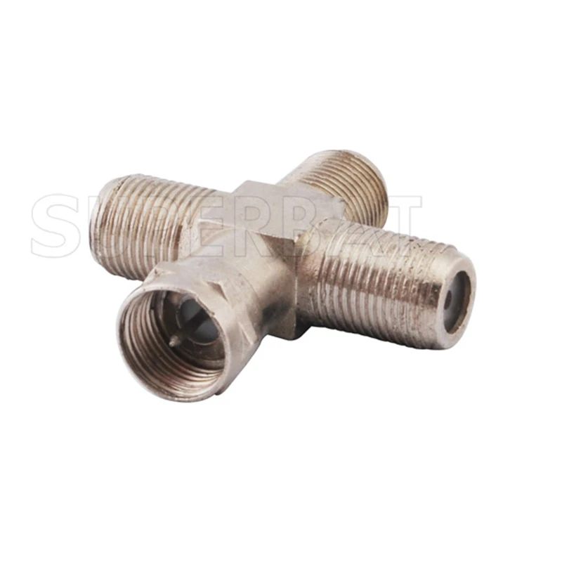 Superbat-f macho para jack adaptador, macho para fêmea para jack + conector tipo rf, 5pcs