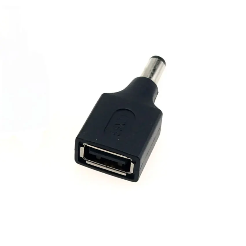 노트북 태블릿 검정색 마이크로 USB 2.0 여성-DC 2.5x0.7 3.5x1.35 4.0x1.7 5.5x2.1 5.5x2.5mm 5V 남성 전원 잭 커넥터 어댑터