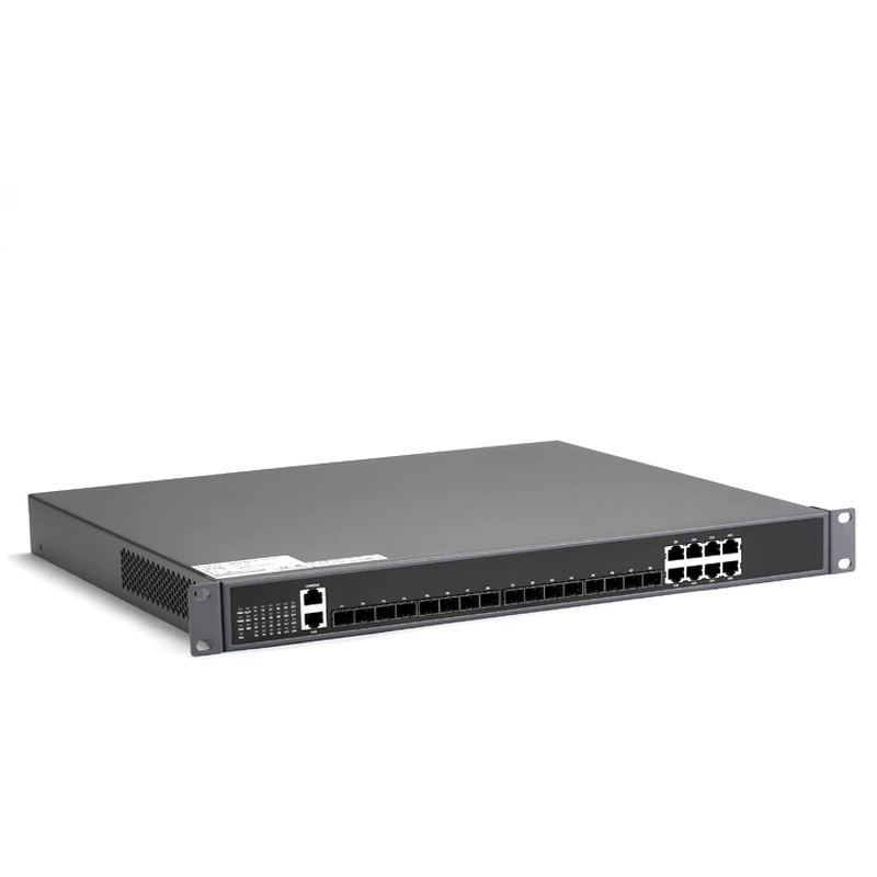 8 PON 8SFP 1.25G GPON PORT GPON OLT مع نسبة تقسيم 1:128 بحد أقصى 8 منفذ PON 1000BASE-C +/C ++ GPON(2.5G)+ 1.25G GPON OLT لـ FTTH