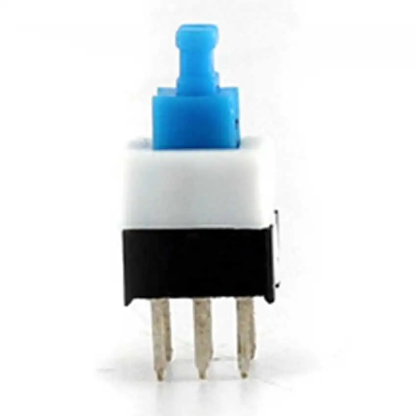 Cltgxdd 10PCS/Lot 7*7mm Self Locking Push Tactile Power Micro Switch Kit 6 Pin Button Switches 7x7