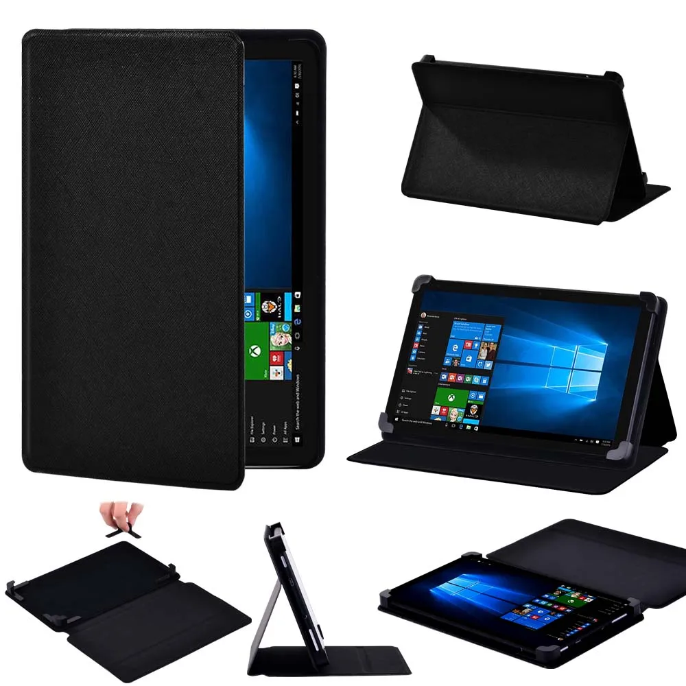 Tablet Case for Chuwi Hi9/Hi9 Air/Hi9 Pro/HI10/HI10 Pro/HiPad Drop Resistance Leather Folding Stand Protective Shell + Pen