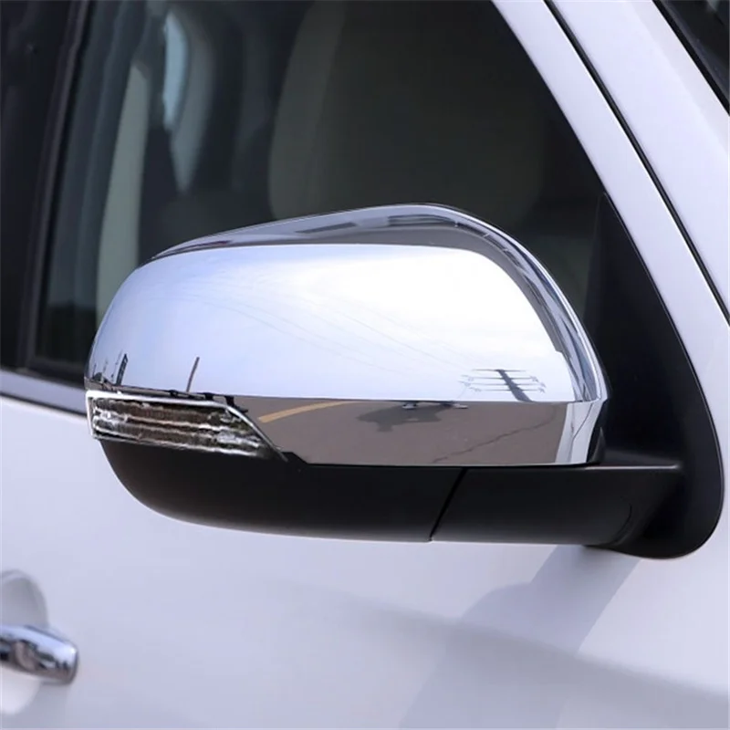 

WELKINRY For Mitsubishi Pajero Sport QE QF 3rd Gen 2015-2021 Shogun Montero Sport car side wing fender rearivew door mirror trim