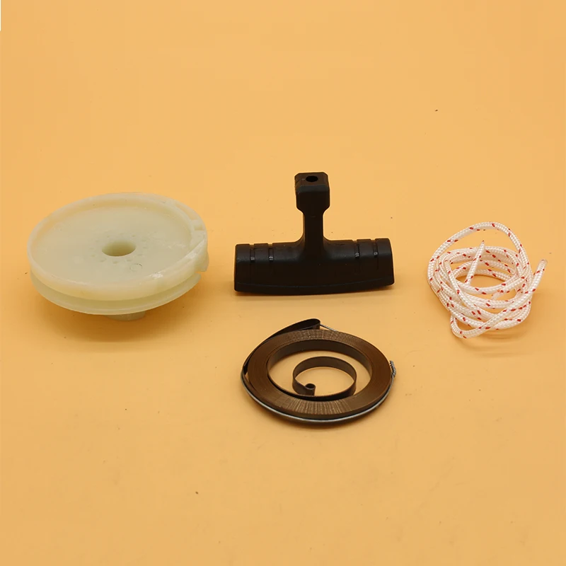 Kit de corda de arranque para motosserra, rebobina, polia, compatível com husqvarna 362, 365, 371, 372, 385, 390, peças de motosserra de jardim
