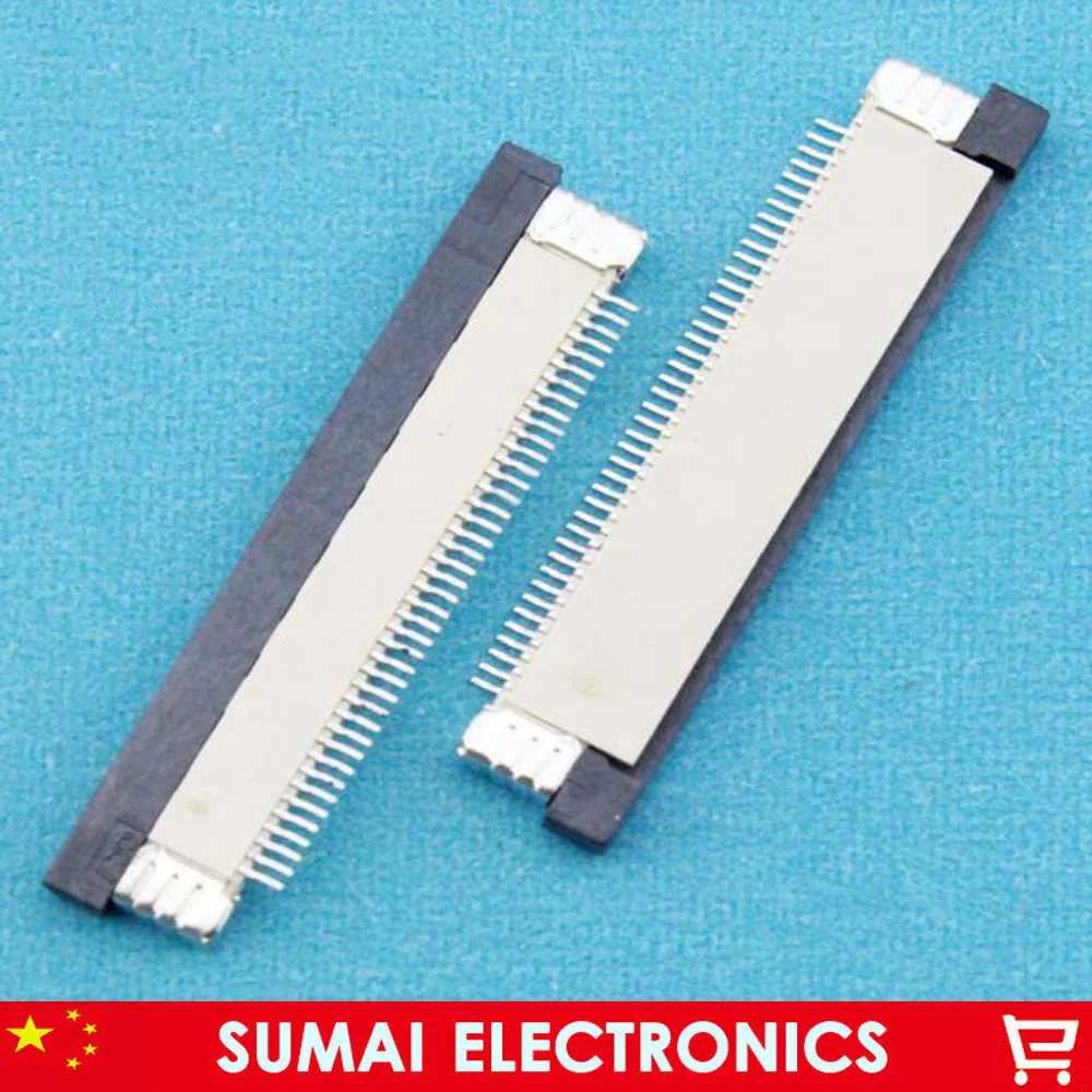 Sample, 42Pin FPC FFC Connector,42 Pin 0.5mm Flex Cable Socket for LCD Screen Interface.ROHS,42P