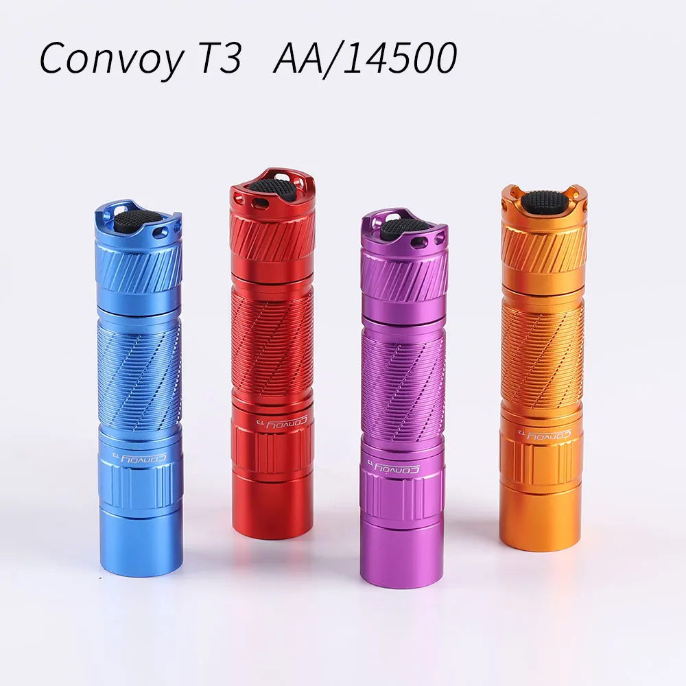 Convoy T3 flashlight ,high CRI, AA 14500 flashlight,XPG2 219B 219C LH351D 519A 13groups