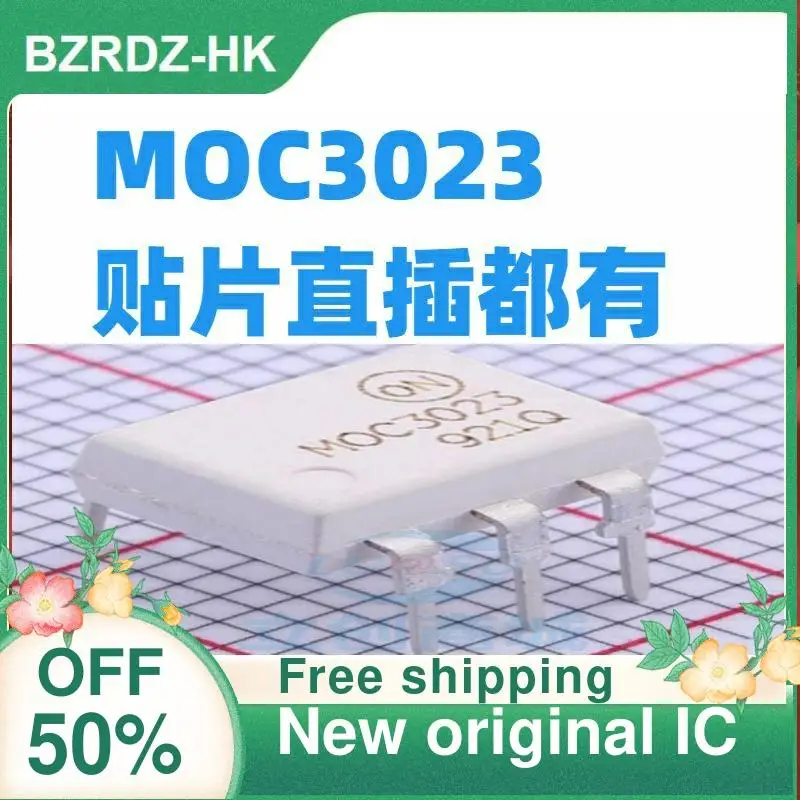 IC أصلي جديد ، MOC3023 SOP ، DIP ، 30