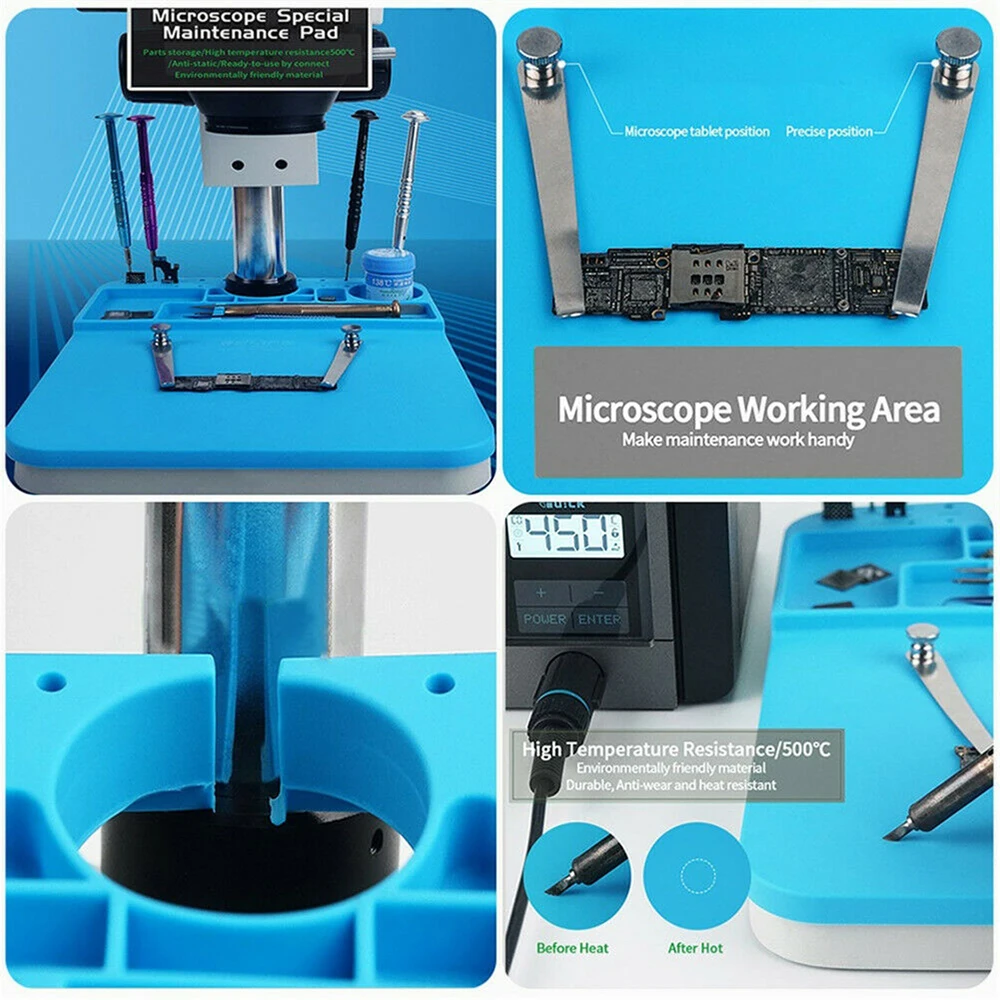Saldatura Zerbino Microscopio Pad Scrivania Anti Static Piattaforma di Manutenzione Zerbino di Saldatura Termica per il Telefono Mobile Del Computer BGA di Riparazione