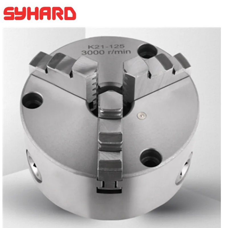 High quality K21 4axle/5axle 3jaw self-centering lathe chuck diameter K21 80/100/125/160/200/250/320mm