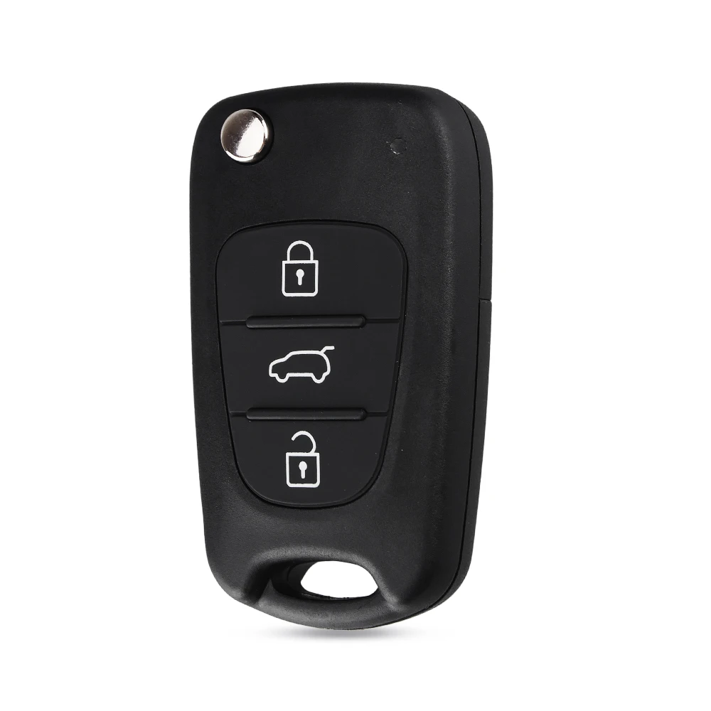 KEYYOU Flip Folding car key Shell For kia sportage picanto 3 rio k2 K5 cerato ceed soul For hyundai auto key blanks Remote