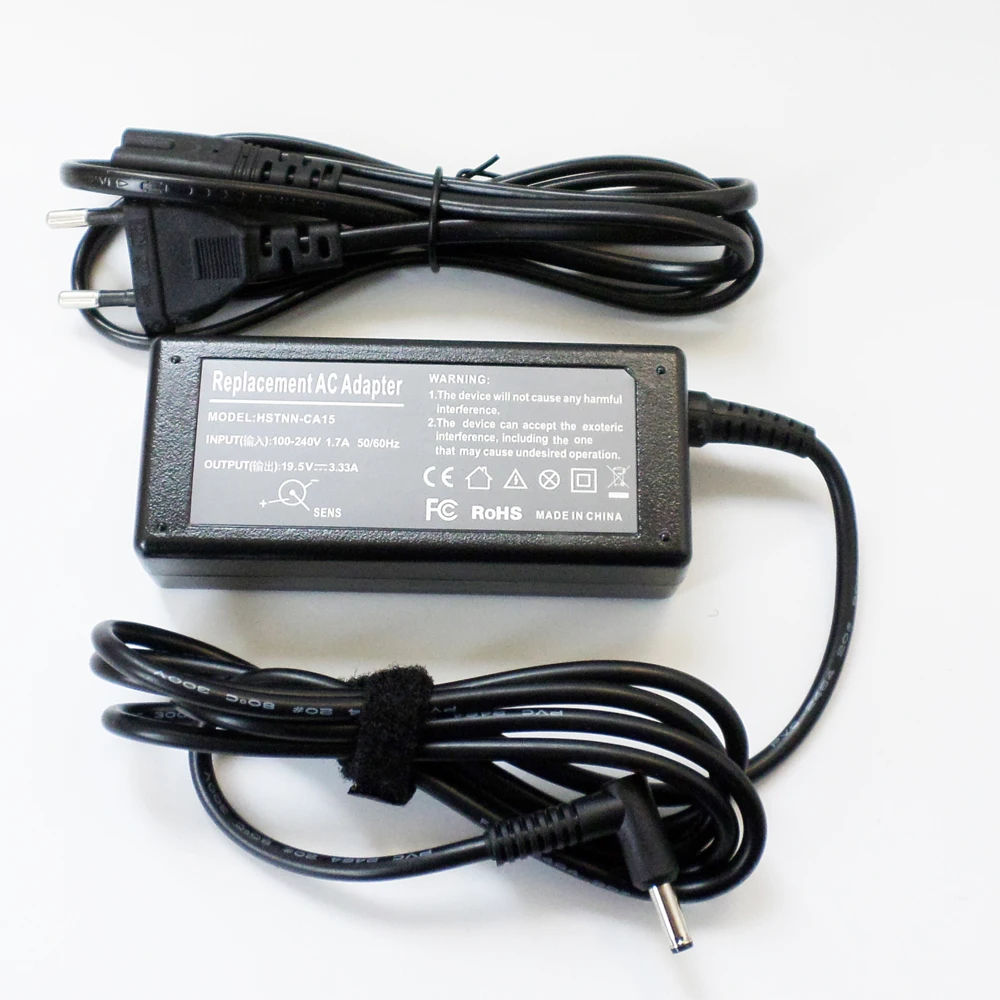 19.5V 3.33A AC Adapter Battery Charger Power Supply Cord For HP Pavilion ENVY TouchSmart 15-g000 15-g019wm 15-J009wm 15z-e000