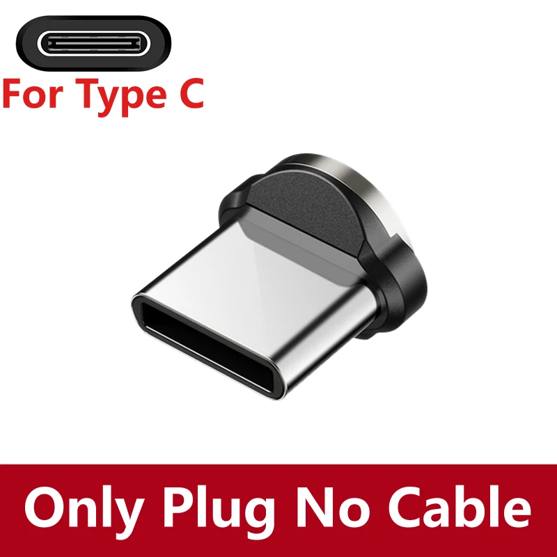 Aufu Magnetic Micro USB Tipo C Cable para iPhone Xiaomi Teléfono móvil Cable de alambre de cargador Magnetic Cable de cargador USB Samsung