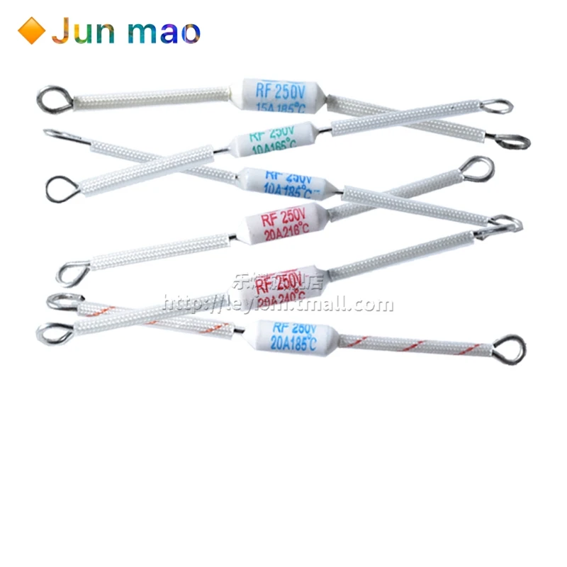 5PCS RF-165 / 185 / 216 / 240 degree 10A 15A 20A 250V electric rice cooker / Cooker ceramic temperature fuse