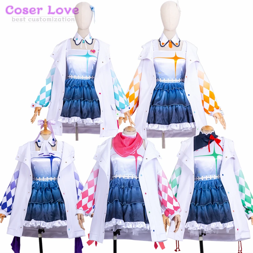 

LoveLive! SuperStar!! Liella Shibuya Kanon Arashi Chisato Tang Keke Hazuki Ren Heanna Sumire Carnival Halloween Cosplay Costumes