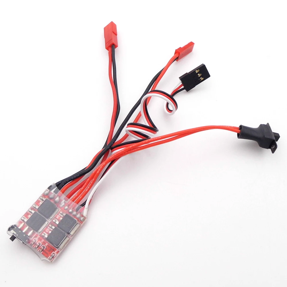 2S 4-8.4V 30A Brushed ESC Speed Controller + 380 Brush Motor Kits for RC Boat Scale Marine 1/16 Car Climbing Tank