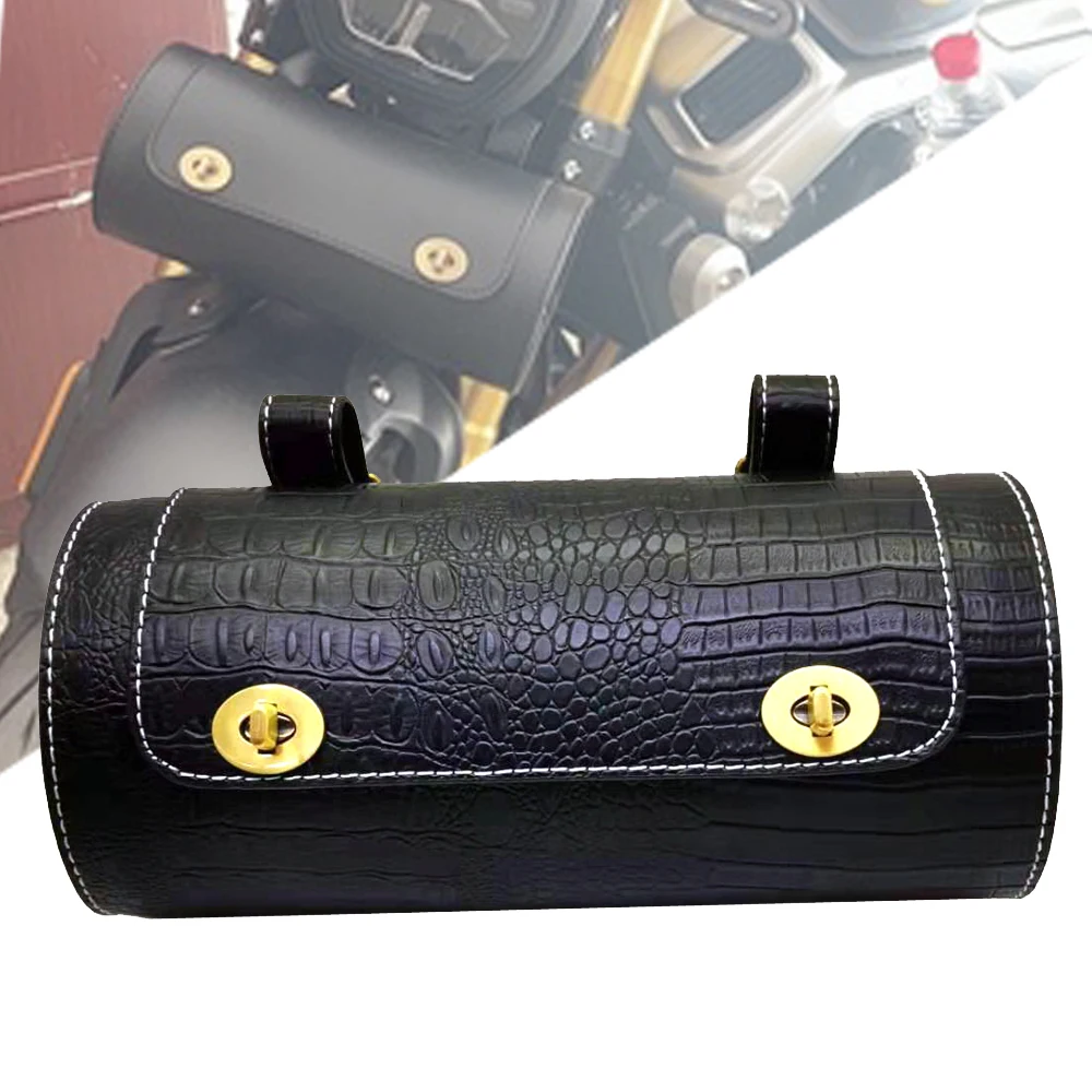 high quality Motorcycle Saddle Bags PU Leather otorbike Side Tool Tail Bag Luggage For Suzuki B-KING SV1000 SFV650 GLADIUS