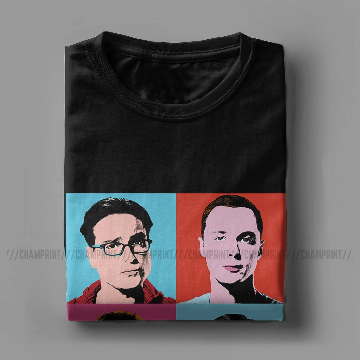 Cool The Big Bang Theory Leonard Sheldon T-Shirt for Men 100% Cotton T Shirt Short Sleeve Tee Shirt Plus Size Clothing