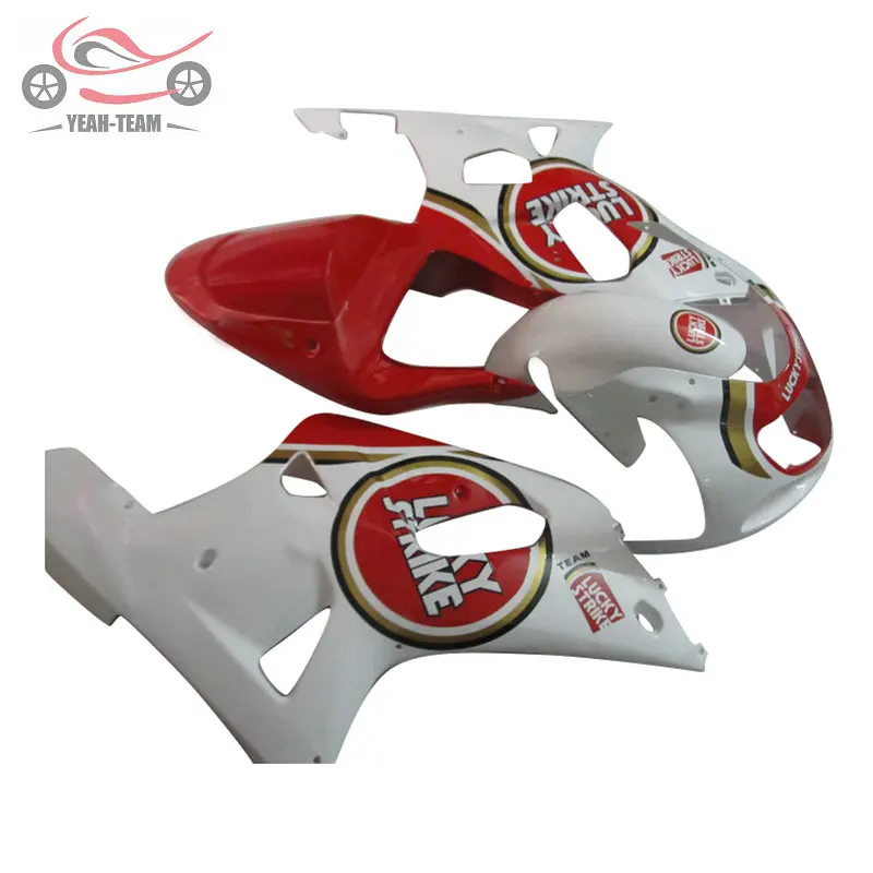 Aftermarket fairing kit for Suzuki SRAD GSXR600 01 02 03 GSXR 600 750 2001 2002 2003 GSX R750 Lucky Strike fairings set