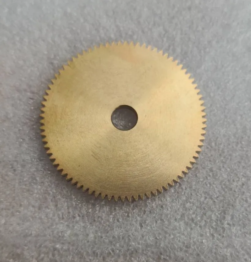 0.4M 24T/28T/80T Copper Gear Thickness 2mm Bore Diameter 1.98mm 2.5mm 4.98mm Small Module