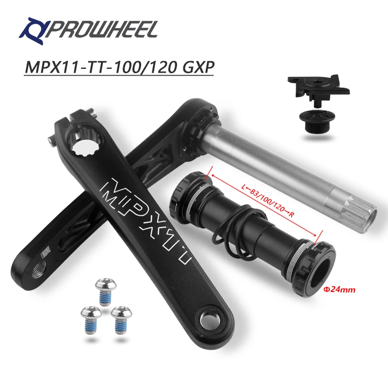 Prowheel Snow Bike Crank CLAW-TT/MPX11 170mm Crank with Bottom bracket BB100/120mm Fat bicycle crankset