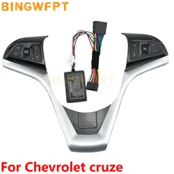 For Chevrolet cruze 2009-2014 year volume phone gps function switch panel New quality steering wheel buttons switch