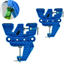 XCMAN Ski and Snowboard Vise for Tuning,Waxing and Repair,Set of Non-Slip Vice Grips with Horizontal and Vertical,Beer Opener