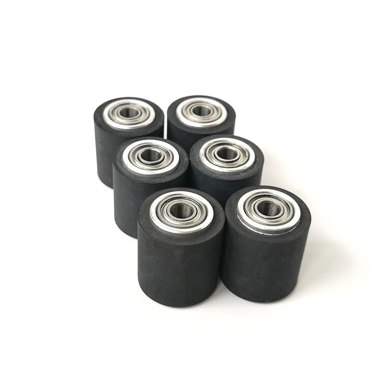 10pcs Pinch Roller Roland Mimaki Graphtec Vinyl Cutter Cutting Graphic Plotter Printer Rolls Parts 4x10x16mm Press Paper Wheel