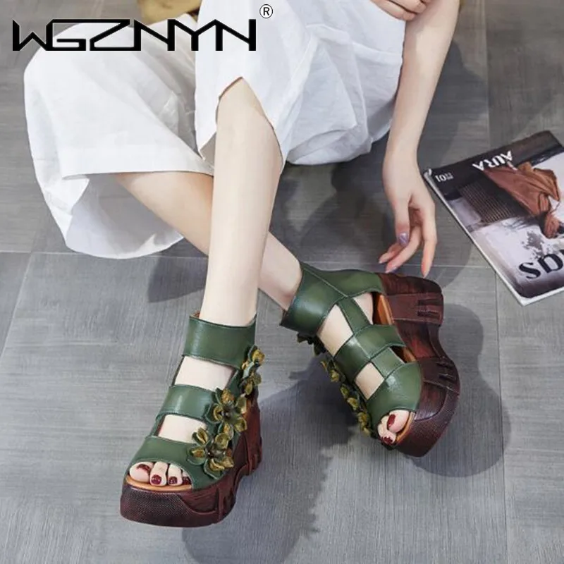 2023 Sandals Shoes Women Platform High Heels Beach Outdoor Sandals Women Shoes Female Sport Roman Shoes Sneakers Sandalias Mujer