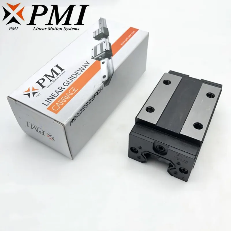 Original Taiwan PMI Linearführungsschlitten MSB/MSA/15/20/25/30/35/45/S/E/LS/LE-N für CO2-Lasermaschine CNC-Fräse – Detail 3