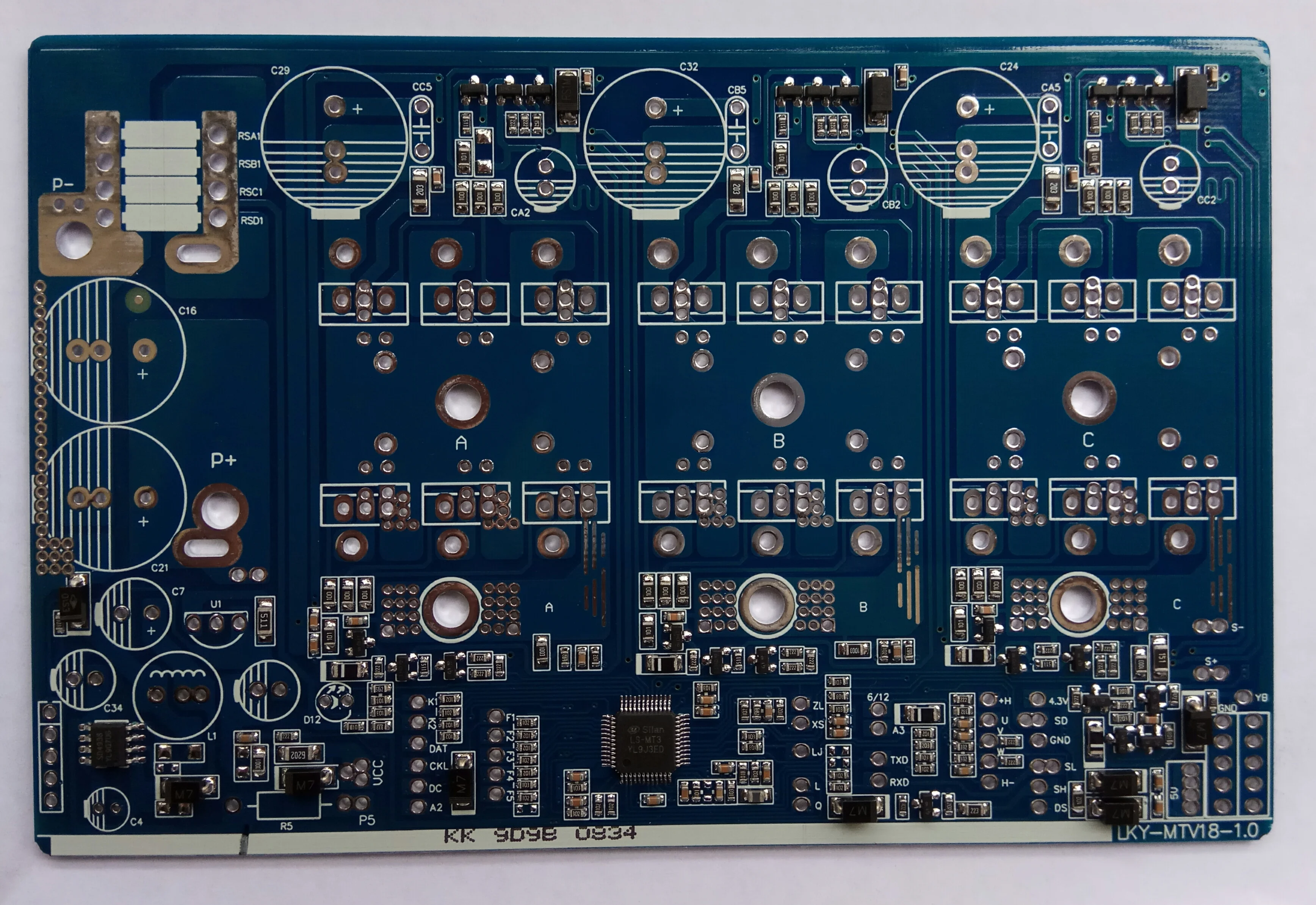 สามโหมดเวกเตอร์บวก Xuanbo คู่แถว18-หลอดเมนบอร์ด Brushless Motor,ไฟฟ้า,รถจักรยานยนต์ไฟฟ้าควบคุม