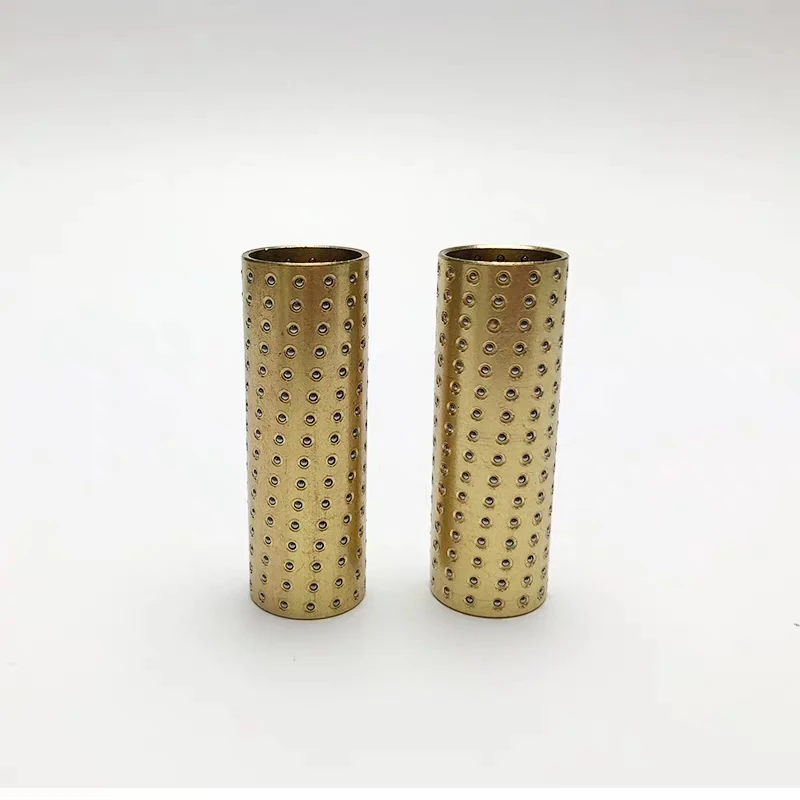 Inner Ddiameter 3mm 4mm 5mm Miniature Linear Ball Guide Sleeve Ball Bearing Retainer Rolling Guide Bushing Supporter Brass Cage