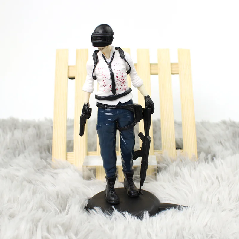 Car Decoration Hot Game Playerunknown\'s BattleGrounds PUBG Character Action Figure Model Auto Interior Accessories Gift Toys