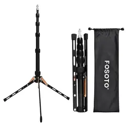 Fosoto FT-140 Phone Tripod Stand Travel Universal Photographic Lighting Tripod Flash Umbrellas Reflector Photo Studio Camera