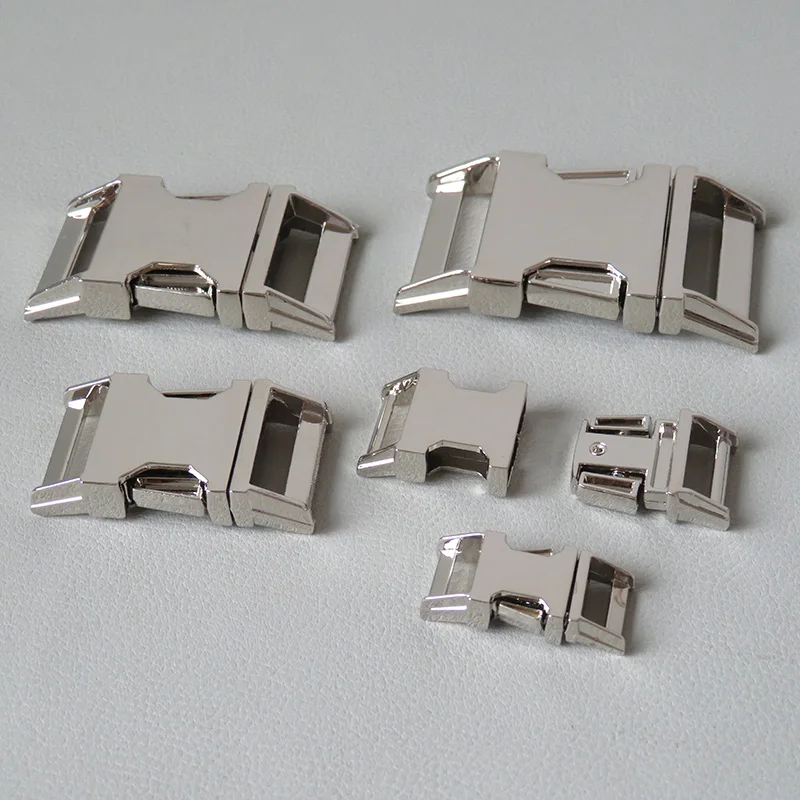 

100Pcs/Lot Wholesale Metal Release Belt Buckles Inside Width 10mm 15mm 20mm 25mm 30mm Cat Pet Dog Collar Hooks Clasp Hardware