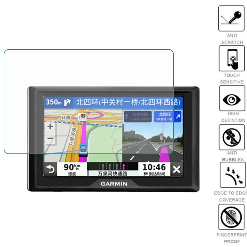 3pcs PET CLEAR หน้าจอ LCD Protector ป้องกันฟิล์มสําหรับ Garmin Drive 52 GPS รถบรรทุกรถ Drive52 Navigator ระบบ