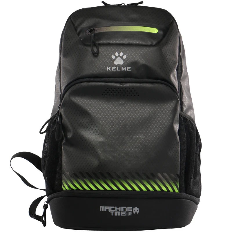 KELME Sports Backpack Male And Female Student School Bag Fitness Backpack Training Bag With Shoe Warehouse  Capacity 9876004