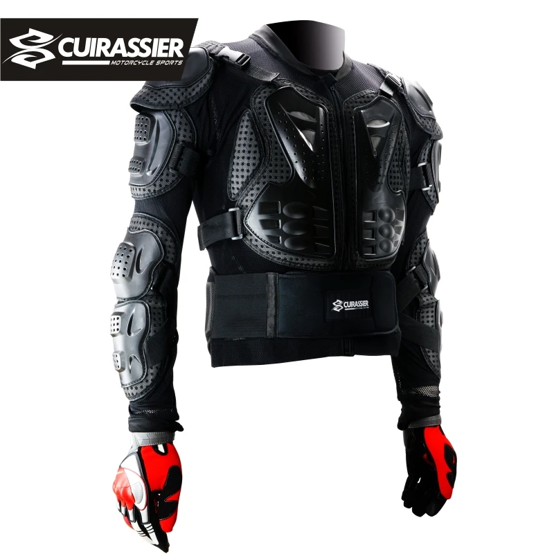 

CUIRASSIER AR01 Motorcycle Armor Protector Body Support Bandage MX Guard Brace Protective Gears Chest Ski Reflective Protection