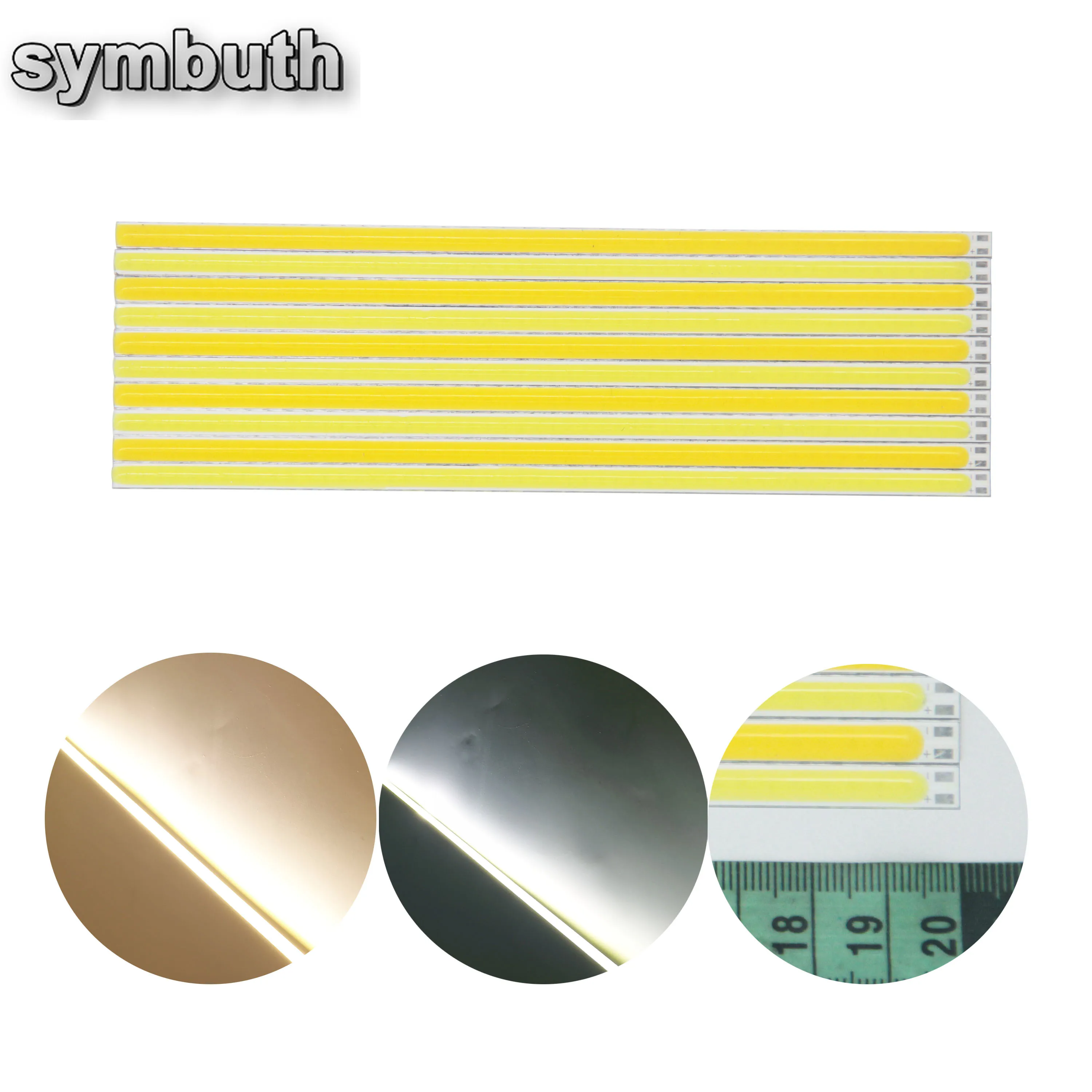 

10pcs/Lot Sale 200x6mm 6W 12V DC Input Flexible COB LED Strip Bar Light Source Ultra Bright Lamps DIY Outdoor Bulb