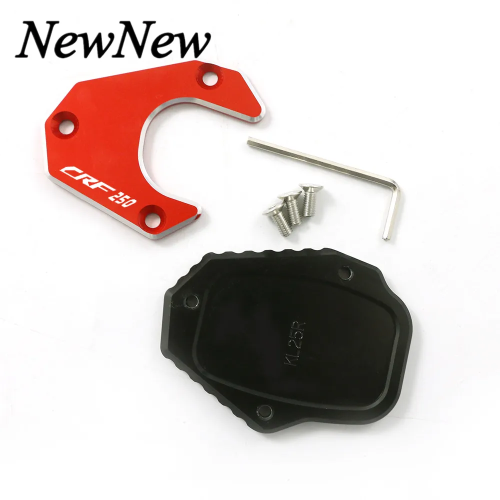 دراجة نارية نك مسنده القدم الجانب حامل تمديد الوسادة دعم لوحة تكبير حامل لهوندا CRF 250 رالي CRF250L 2017-2023