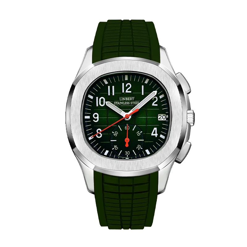 2026 LINBERT Men's Watch Top Luxury Brand Relógio Sapphire Waterproof Quartz Watch Men's Fashion Sport 316 Steel Watch