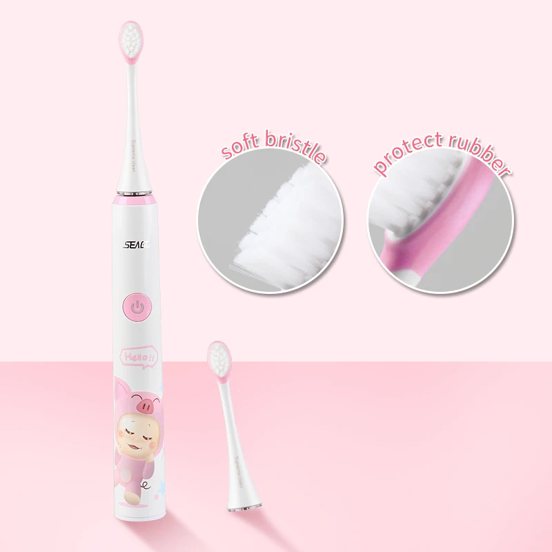 SEAGO سونيك رأس حامل لفرشاة الأسنان دوبونت نايلون رؤوس فرشاة قابلة للاستبدال 2 قطعة/المجموعة يناسب فرشاة ناعمة SK2 SG850