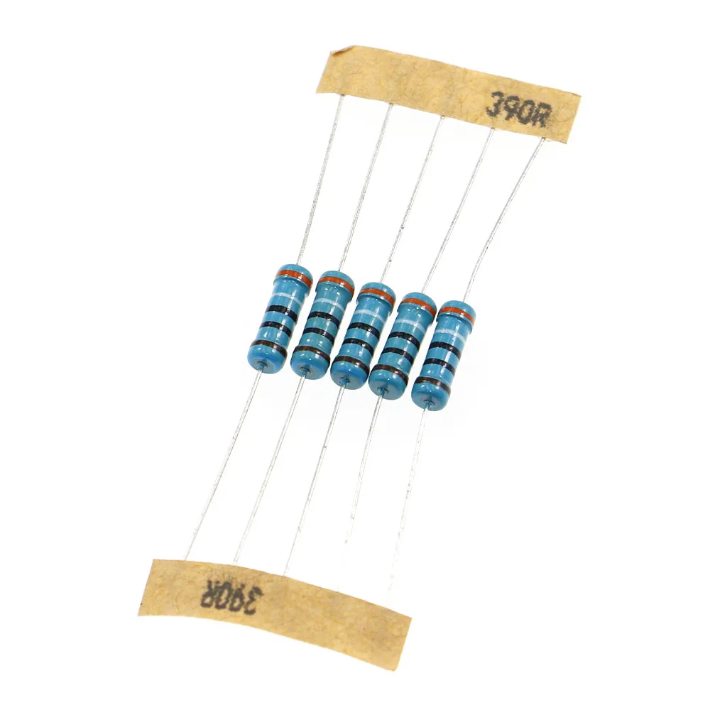 500Pcs 100Value x 5pcs 1W 1% Metal Film Resistor 10 ohm-1M ohm Assortment Kit set