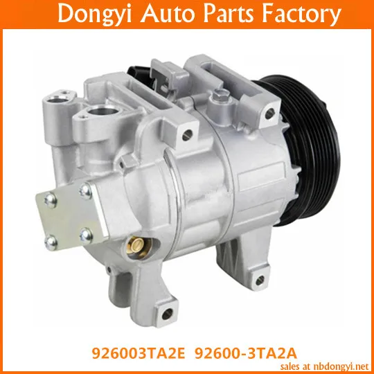 

VCS141C 6 PK 12 В Высококачественный компрессор кондиционера для 926003 TA2E 92600-3TA2A 92600-3TA2E 926003 TA2A