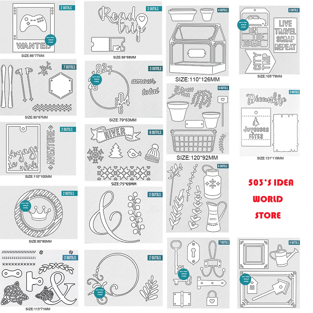 New Metal Gamepad Cutting Dies for 2021 DIY Scrapbooking Crown Template Paper Cards Decorative Crafts  Embossing Stave Stencils