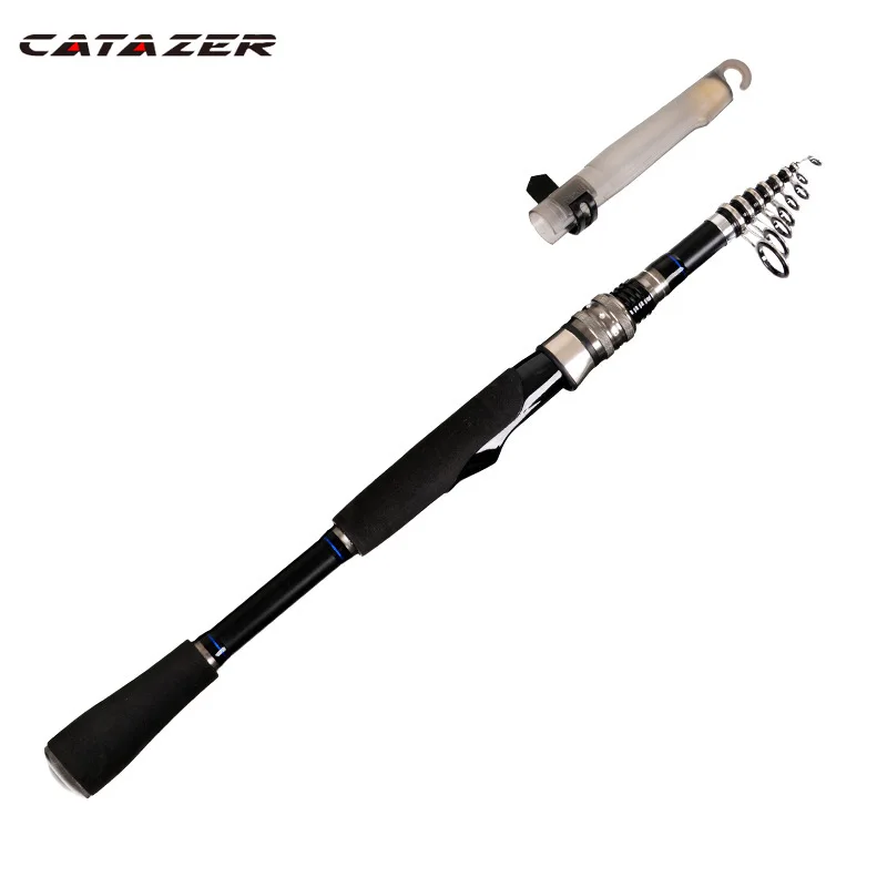 

Ultra Short Carbon Telescopic Straight Fishing Rod 1.68M 1.98m 2.28m 2.58m 2.88m Fast Action Ultralight Carp Surf Spinning Rod