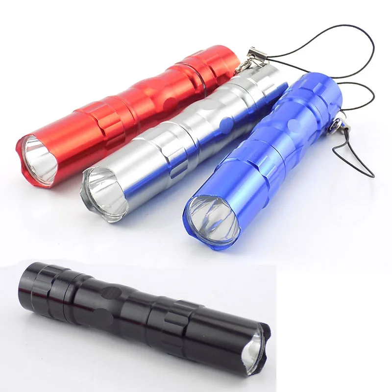 Hiking Mini Flashlight Waterproof High Power Powerful LED Flash Torch Light Lamp Portable Torch Pocket Keychain Lanterns