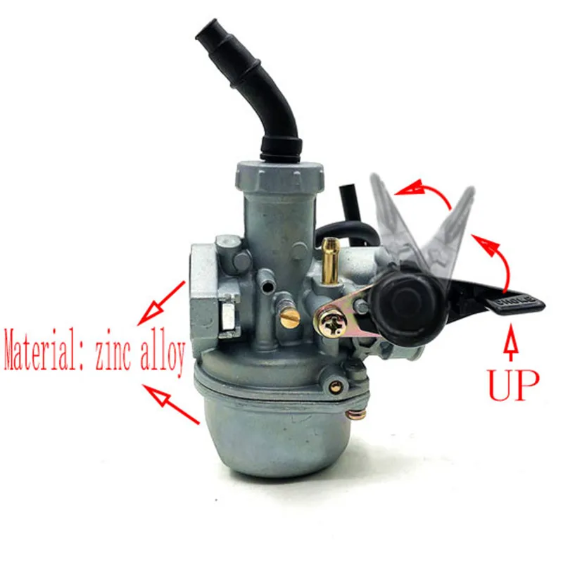 PZ22 22mm carburetor and 38mm air filter for Park 125cc KAYO Apollo BSE Xmotos Kandi / dust / ATV monkey motorcycles