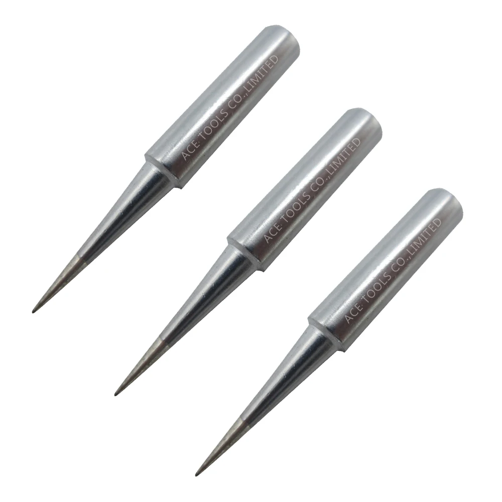Ponta de solda T18-BL cônica 0.2mm 0.008 "fit hakko FX-888 FX-888D FX-8801 FX-600 sem chumbo ferro bit bico lápis de soldagem