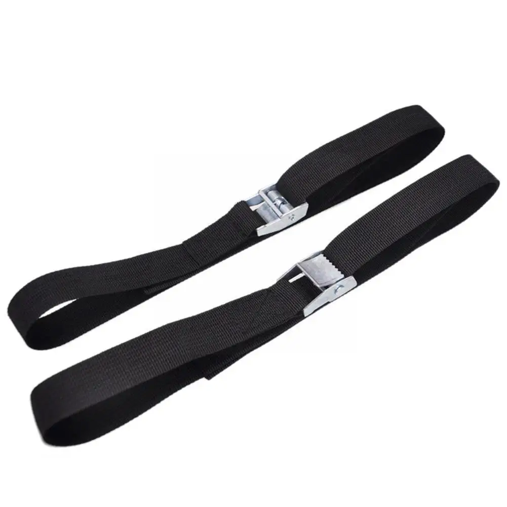 1pc 2x40cm Car Luggage Bag Cargo Lashing Strap Car Tension Rope Tie Down Strap Strong Ratchet Belt For Heavy-duty Luggage N1K1