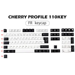 GMK-KEY Keycap FR ISO Layout PBT Keycaps For MX Switches Mechanical Gaming Keyboard Cherry Profile Dye Subb DE Key Cap