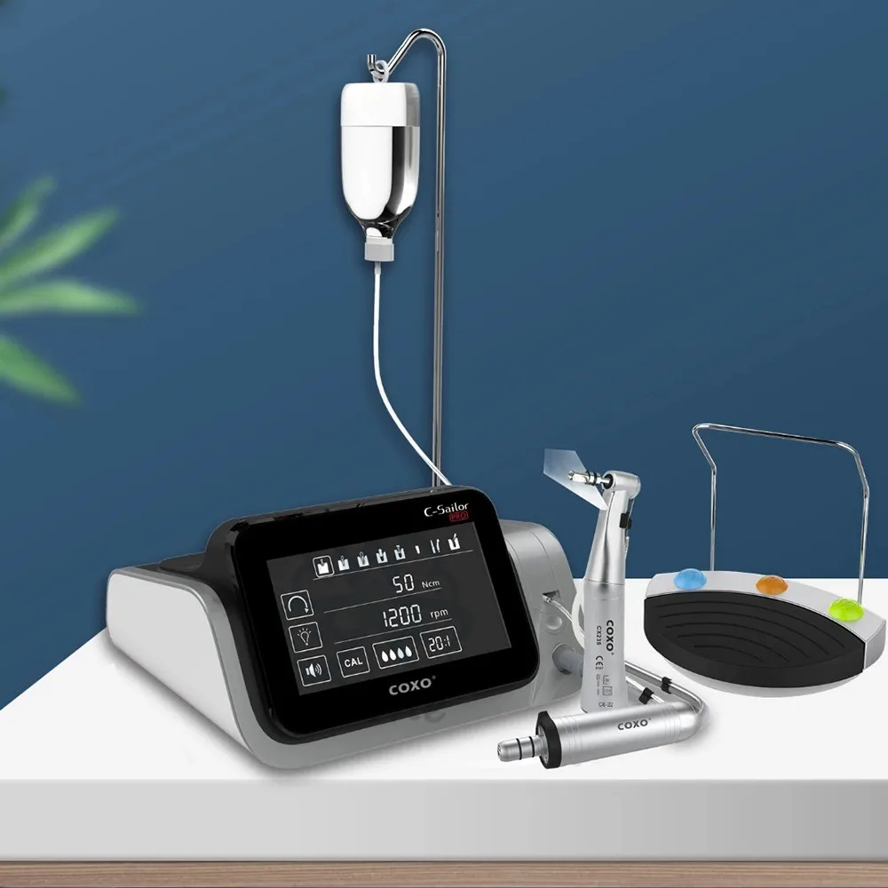 

COXO SOCO C-Sailor Pro Big Touch Screen Dental Implant System with Optic Fiber Contra Angle